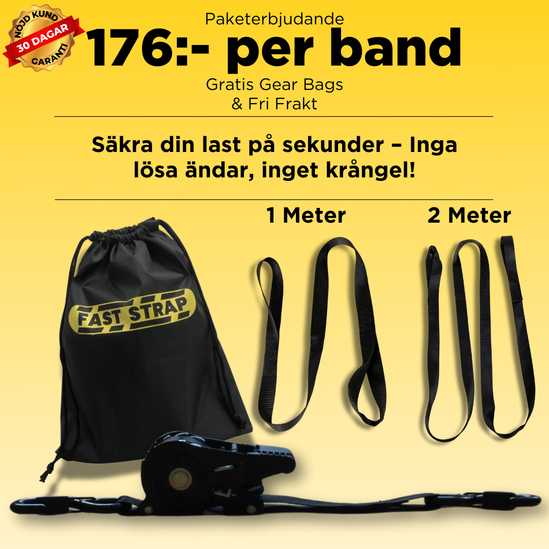 FAST STRAP - SNABBT, SMIDIGT, SÄKERT & UTAN TRASSEL