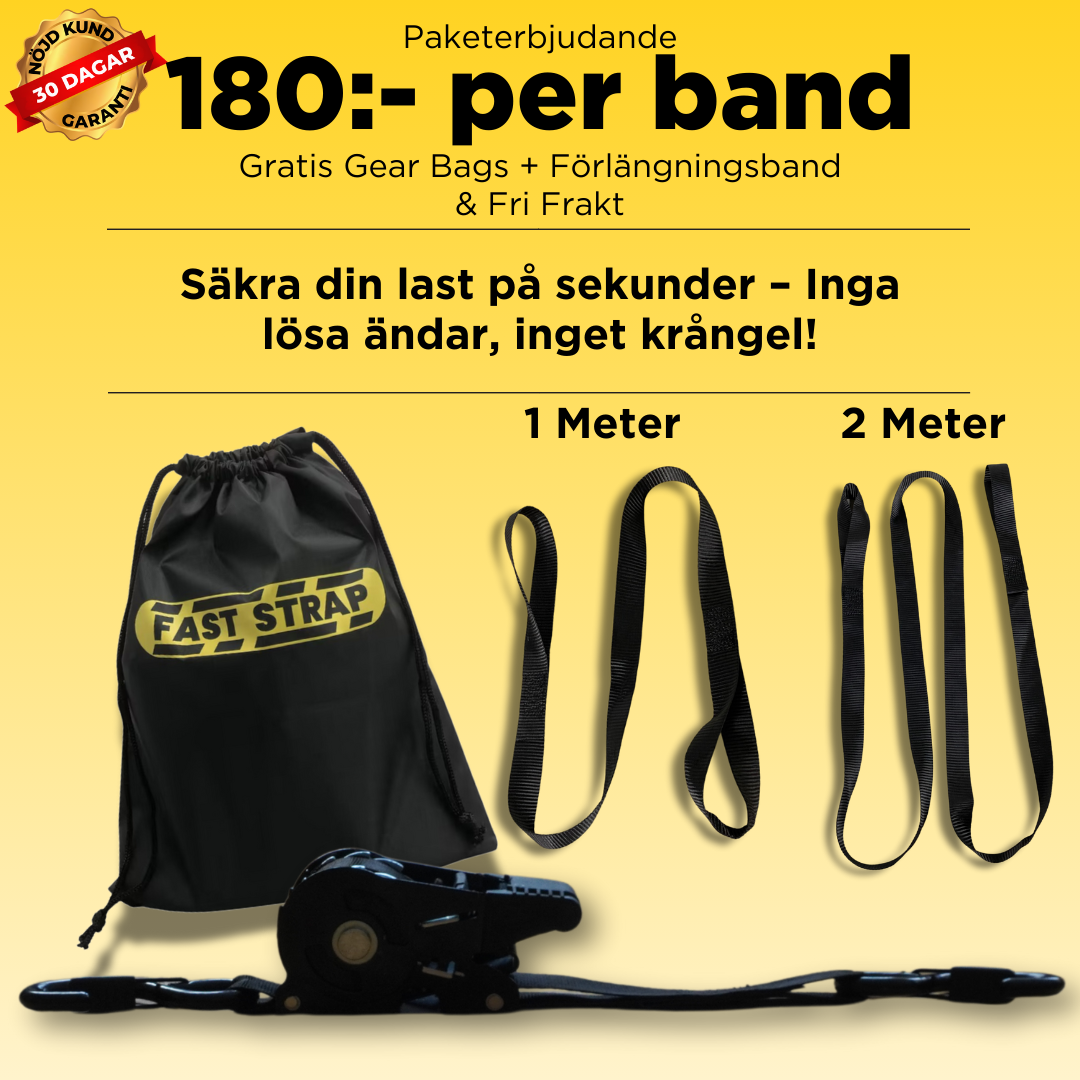 FAST STRAP - SNABBT, SMIDIGT, SÄKERT & UTAN TRASSEL
