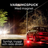 VARNINGSPUCK MED MAGNET – SYNLIGT, TRYGGT & REDO DIREKT